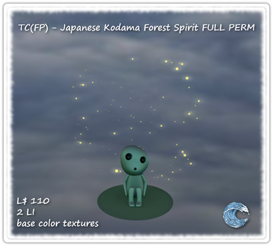 Second Life Marketplace - TC(FP) - Japanese Kodama Forest Spirit FULL PERM